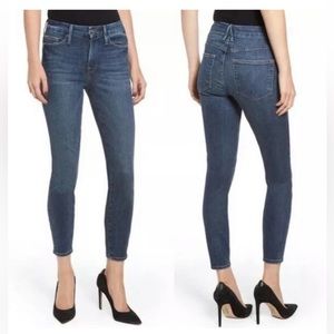 Good American Good Legs High Waist Skinny Jeans in Blue200 size 10/30